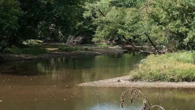 catfish fishing at Walnut Creek
