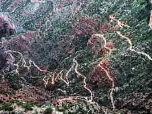 hiking switchback trail