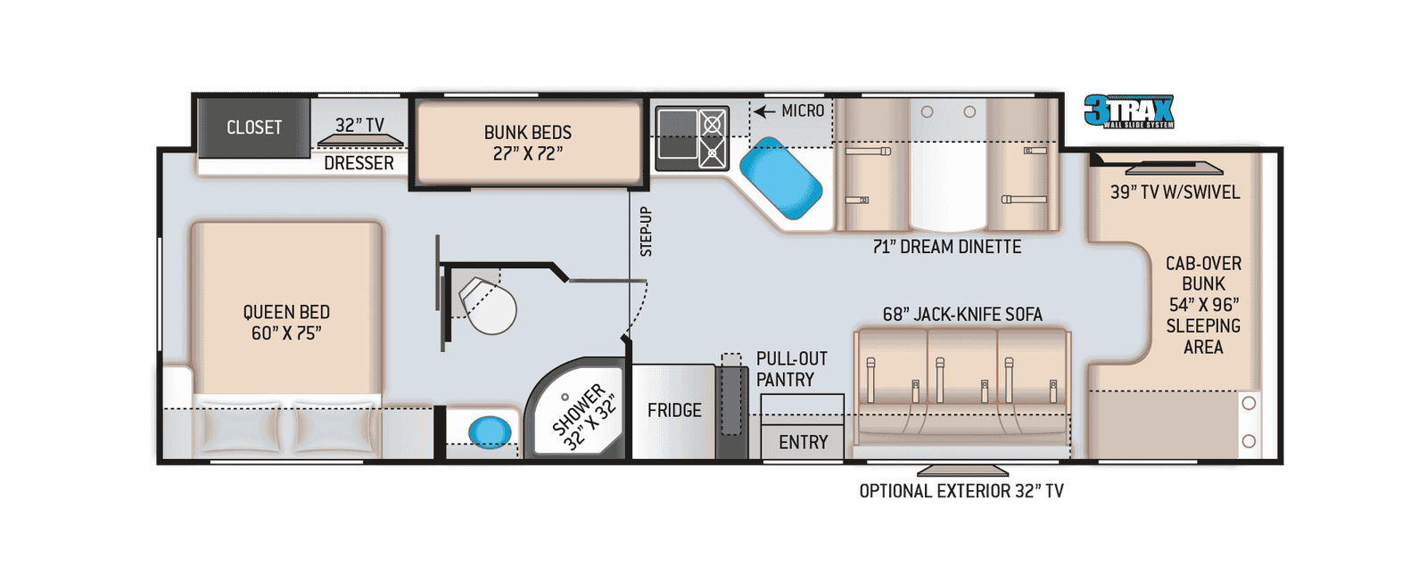 2021 class c 31e floor plan