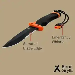 grylls knife serrated blade