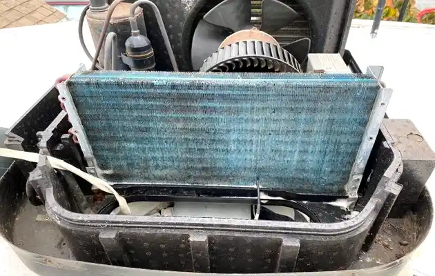 RV Air Conditioner Condenser Coils and Air Filter