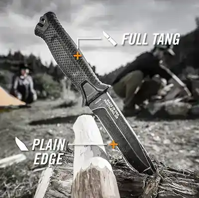 gerber strong arm full tang plain edge knife